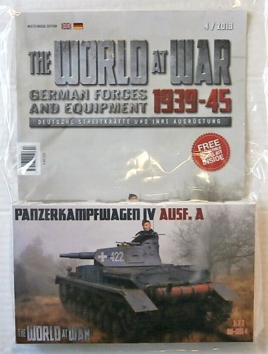 IBG MODELS WORLD AT WAR 1/72 W-004 PANZERKAMPFWAGEN IV AUSF.A
