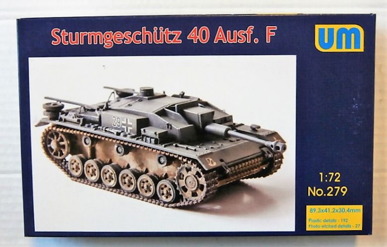 UNIMODEL 1/72 279 STURMGESCHUTZ 40 AUSF.F