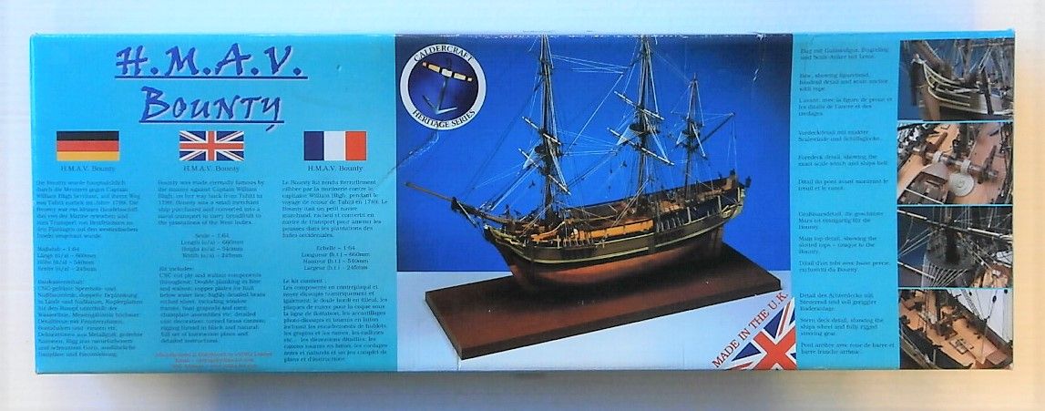 JOTIKA 1/64 CALDERCRAFT SERIES H.M.A.V. BOUNTY  UK SALE ONLY 