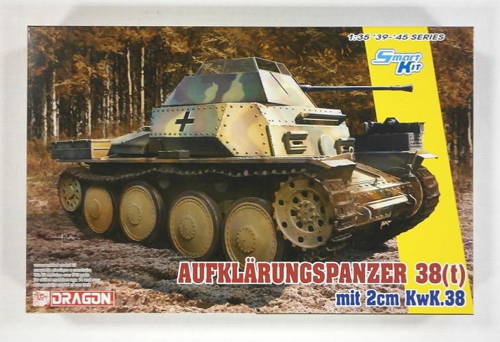 DRAGON 1/35 6890 AUFKLARUNGSPANZER 38 t  mit 2cm KwK.38