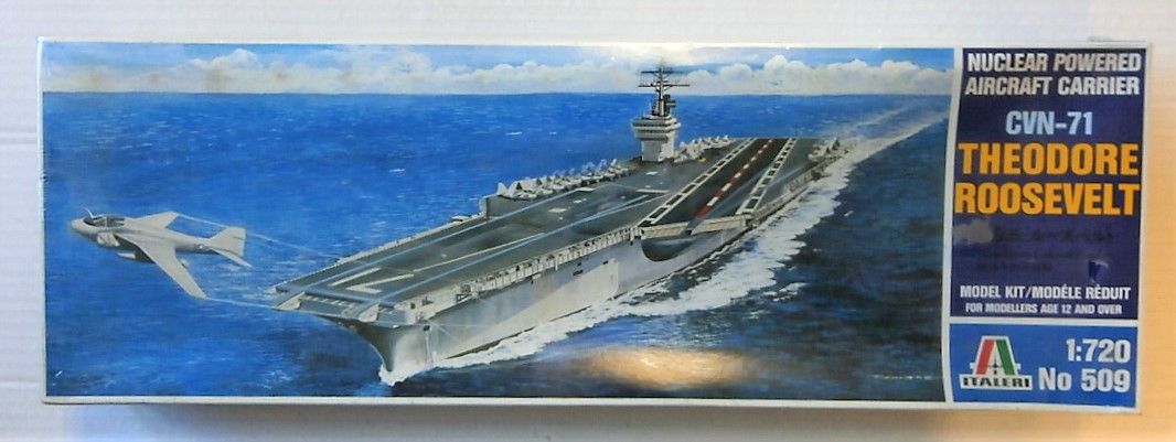 ITALERI 1/720 509 CVN-71 U.S.S. THEODORE ROOSEVELT