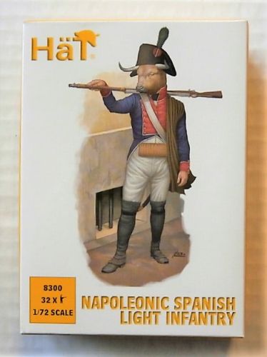 HAT INDUSTRIES 1/72 8300 NAPOLEONIC SPANISH LIGHT INFANTRY