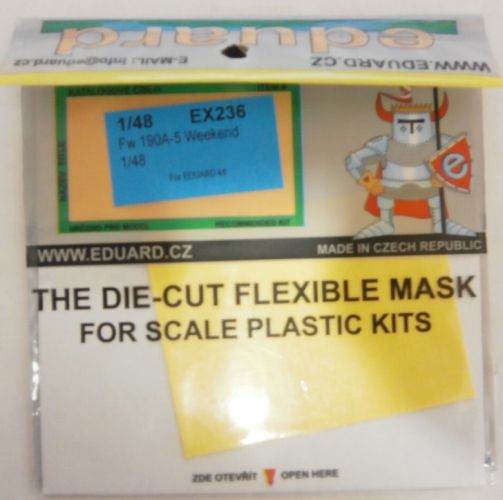 EDUARD 1/48 EX236 FW 190A-5 WEEKEND MASK FOR EDUARD KIT