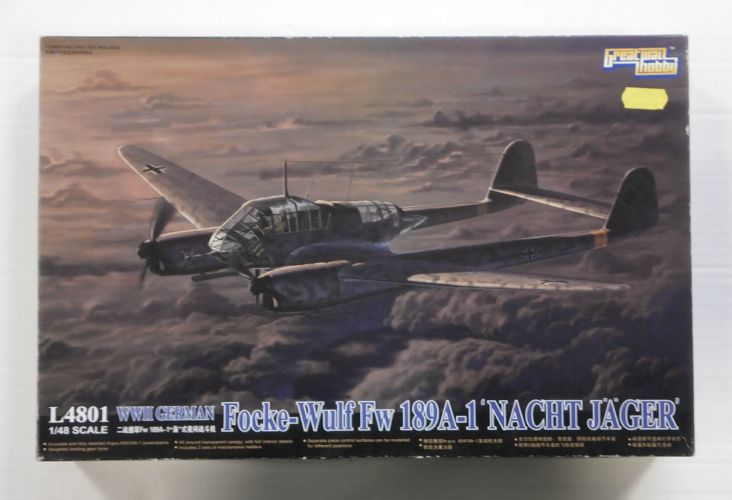 GREATWALL HOBBY 1/48 L4801 FOCKE-WULF Fw 189A-1 NACHT JAGER