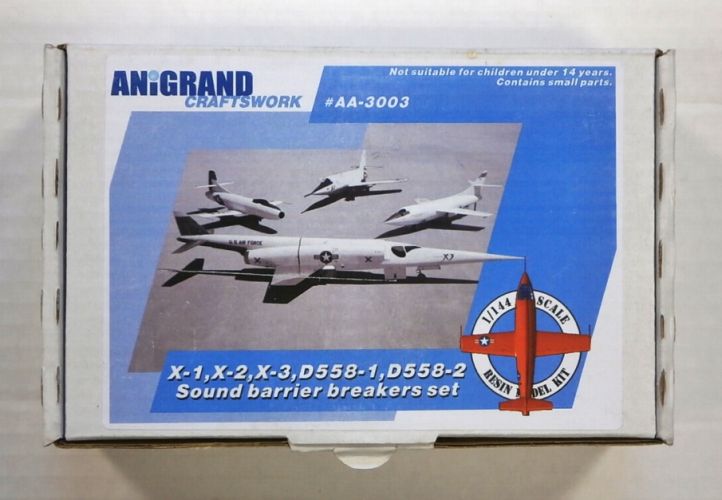 ANIGRAND 1/144 3003 X-1 X-2 X-3 D558-1 D558-2