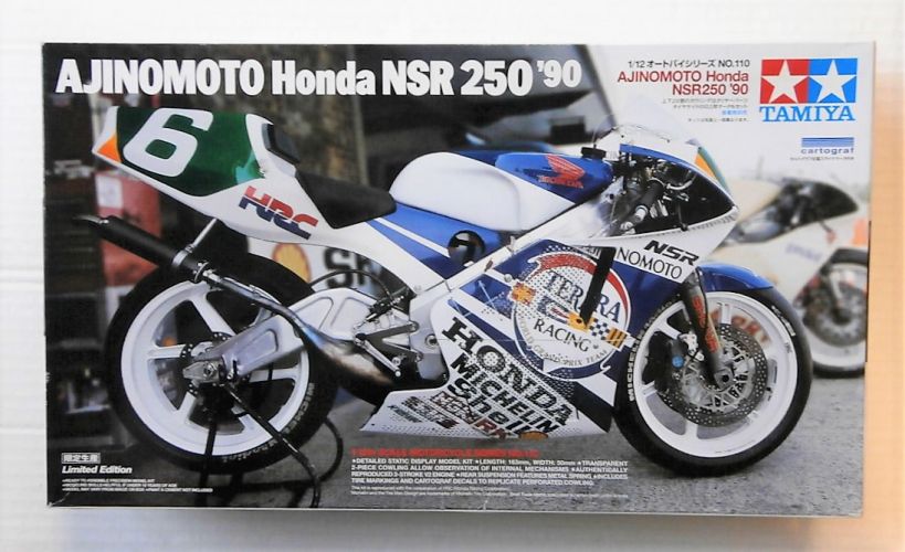TAMIYA 1/12 14110 AJINOMOTO HONDA NSR 250 1990