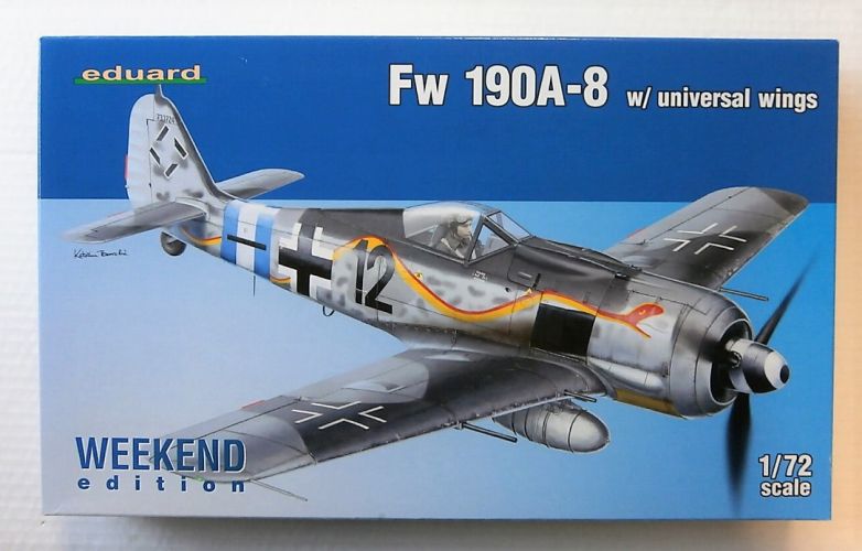 EDUARD 1/72 7443 Fw 190A-8 W/ UNIVERSAL WINGS