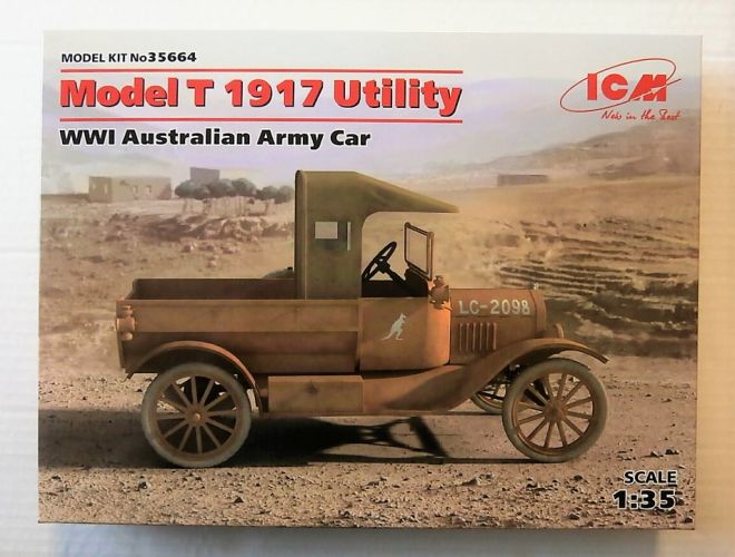 ICM 1/35 35664 MODEL T 1917 UTILITY WWI AUSTRALIAN ARMY CAR