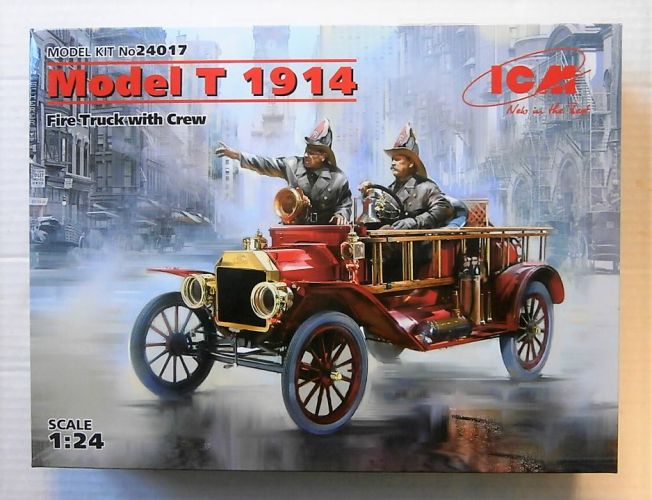 ICM 1/24 24017 MODEL T 1914 FIRE TRUCK WITH CREW