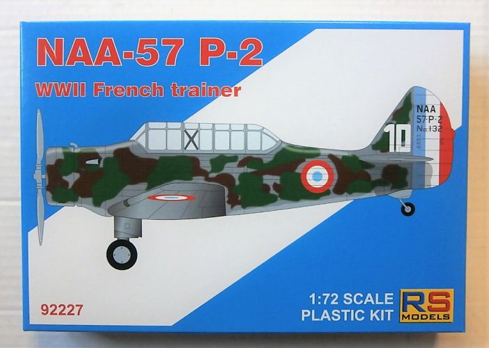 RS MODELS 1/72 92227 NAA-57 P-2 WWII FRENCH TRAINER