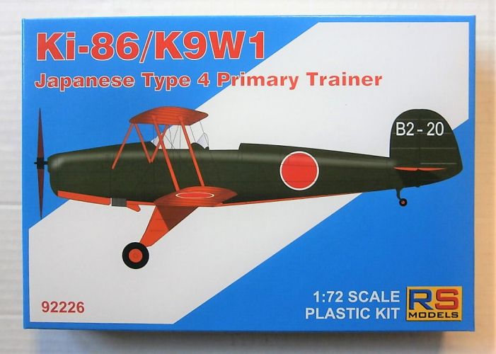 RS MODELS 1/72 92226 KI-86 CYPRESS WANATABE K9W1 JAPANESE TYPE 4 PRIMARY TRAINER