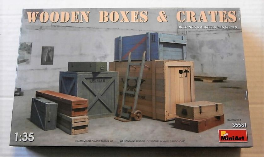 MINIART 1/35 35581 WOODEN BOXES AND CRATES