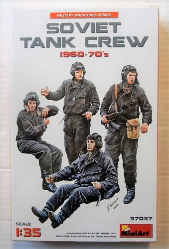 MINIART 1/35 37037 SOVIET TANK CREW 1960-70s