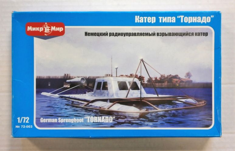 MICRO-MIR 1/72 72003 GERMAN SPRENGBOOT TORNADO