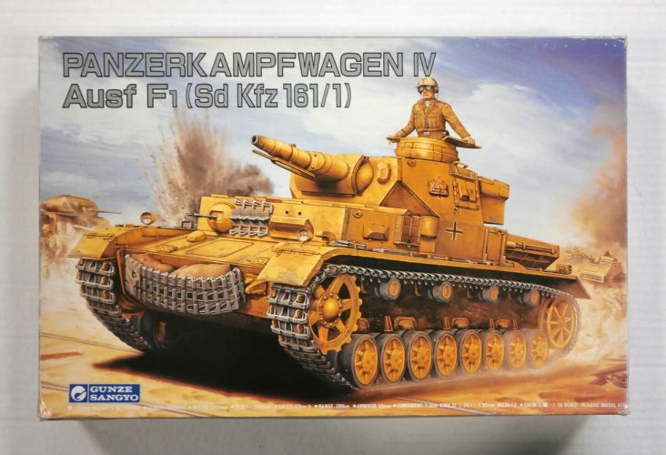 GUNZE SANGYO 1/35 778 PANZERKAMPFWAGEN IV Ausf F1  Sd Kfz 161/1 