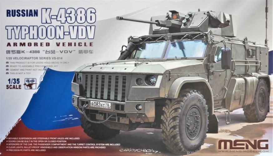 MENG 1/35 VS-014 RUSSIAN K-4386 TYPHOON-VDV ARMORED VEHICLE