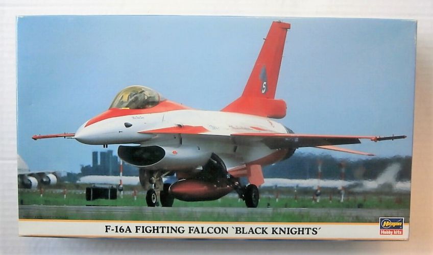 HASEGAWA 1/48 09387 F-16A FIGHTING FALCON BLACK KNIGHTS