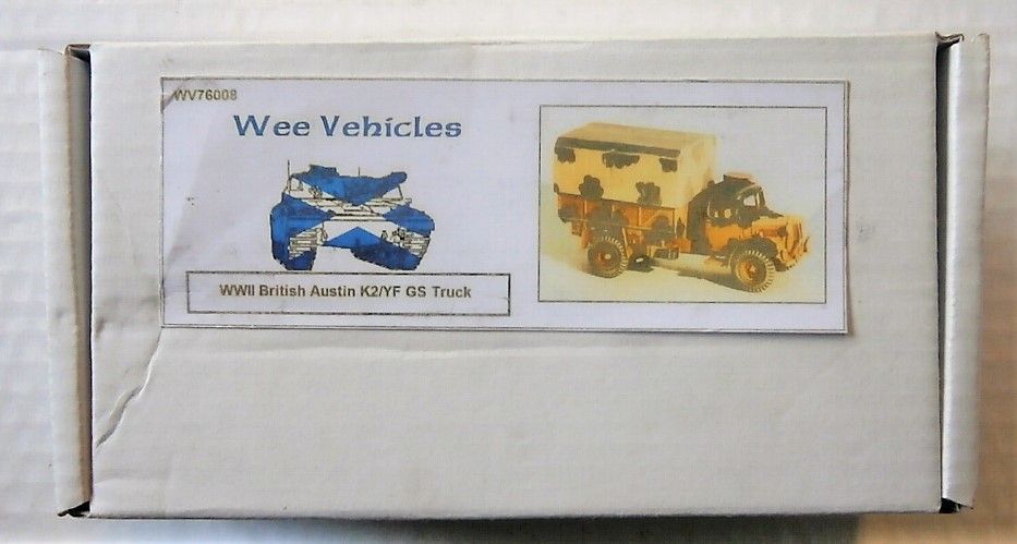 WEE VEHICLES 1/76 76008 WWII BRITISH AUSTIN K2/YF GS TRUCK