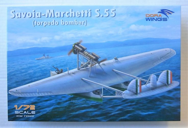 DORA WINGS 1/72 72020 SAVOIA-MARCHETTI S.55 TORPEDO BOMBER