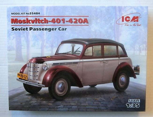 ICM 1/35 35484 MOSKVITCH-401-420A SOVIET PASSENGER CAR