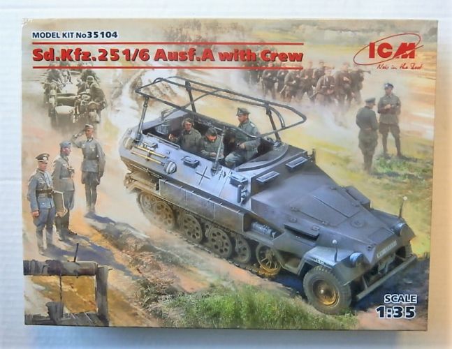 ICM 1/35 35104 SD.KFZ.251/6 AUSF.A WITH CREW