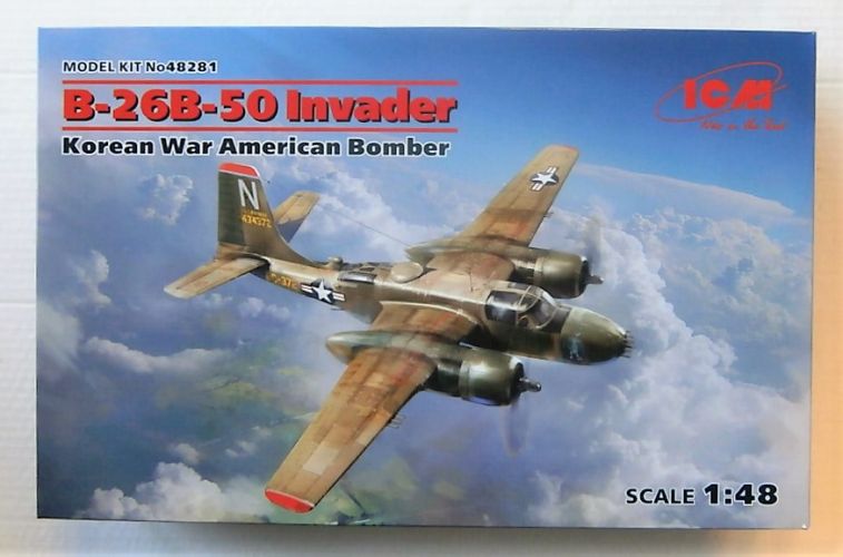 ICM 1/48 48281 DOUGLAS B-26B-50 INVADER KOREAN WAR AMERICAN BOMBER