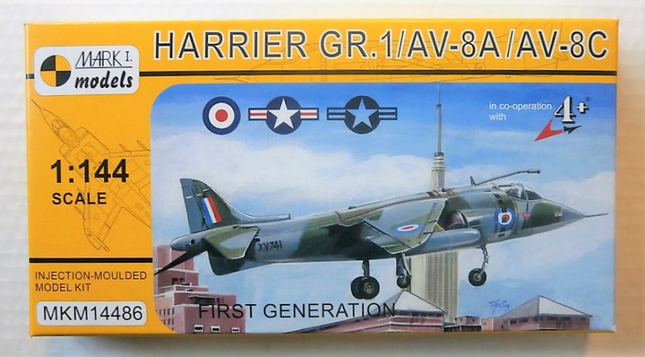 MARK I MODELS 1/144 14486 HARRIER GR.1/AV-8A/AV-8C FIRST GENERATION