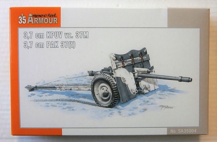 SPECIAL ARMOUR 1/35 35004 3.7cm KPUV vz. 37M/3.7cm PAK 37 t 