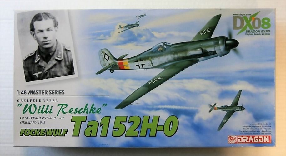 DRAGON 1/48 5539 FOCKE-WULF Ta 152H-0 WILLI RESCHKE