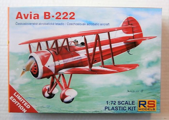 RS MODELS 1/72 94001 AVIA B-222