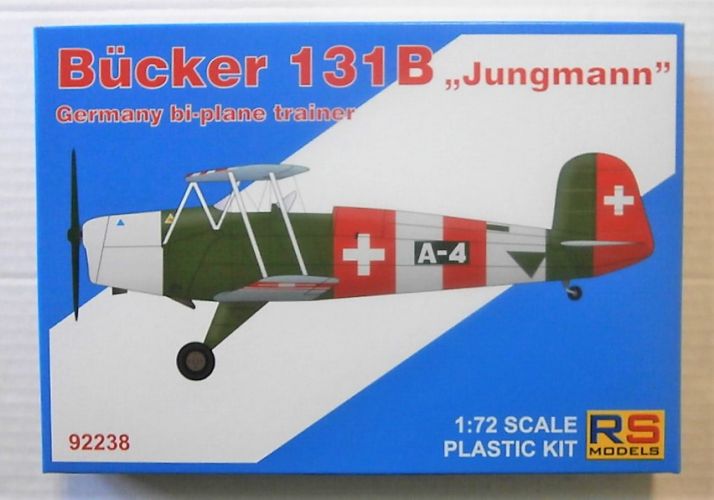 RS MODELS 1/72 92238 BUCKER 131B - JUNGMANN