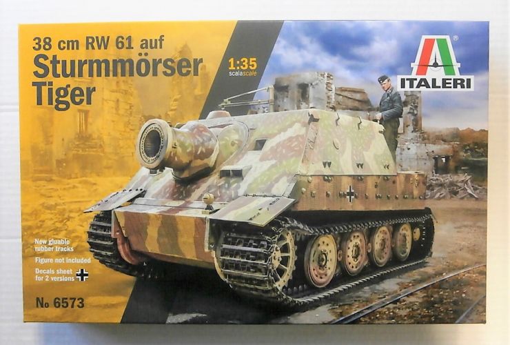 ITALERI 1/35 6573 38CM RW61 AUF STURMMORSER TIGER