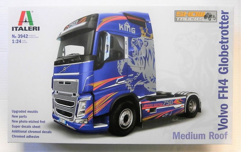 ITALERI 1/24 3942 VOLVO FH4 GLOBETROTTER MEDIUM ROOF