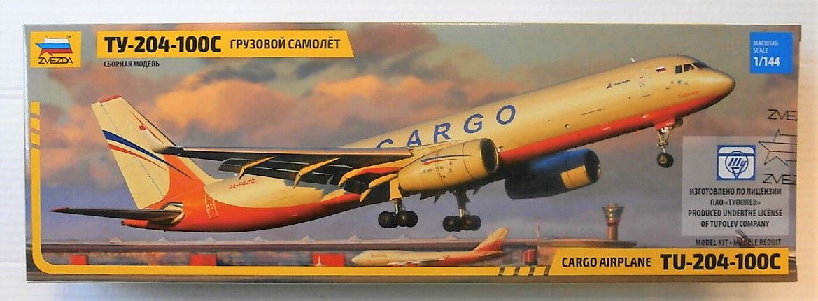 ZVEZDA 1/144 7031 TUPOLEV TU-204-100C CARGO 