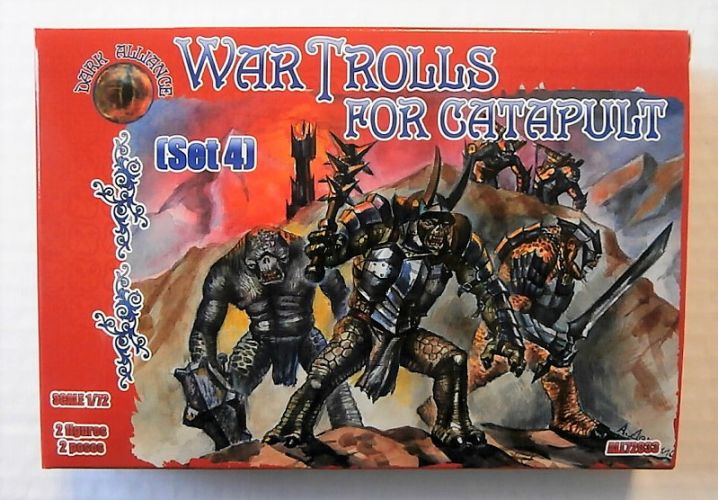  1/72 DARK ALLIANCE 72033 WAR TROLLS FOR CATAPULT  SET 4 
