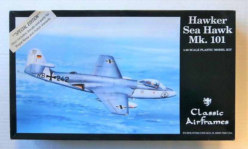 CLASSIC AIRFRAMES 1/48 490 HAWKER SEA HAWK Mk.101 EXPORT