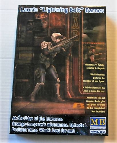 MASTERBOX 1/24 24055 AT THE EDGE OF THE UNIVERSE LAURIE LIGHTNING BOLT BARNES