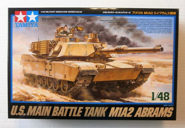 TAMIYA 1/48 32592 U.S. MAIN BATTLE TANK M1A2 ABRAMS