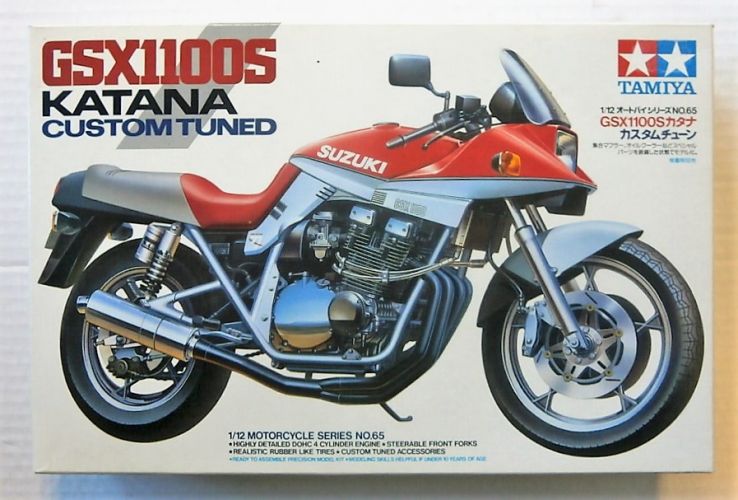 TAMIYA 1/12 14065 GSX 1100S KATANA CUSTOM TUNED
