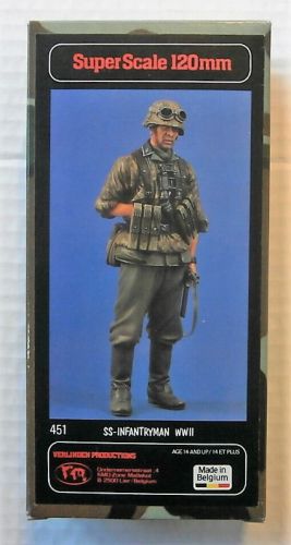VERLINDEN PRODUCTIONS 1/16 451 SS-INFANTRYMAN WWII 