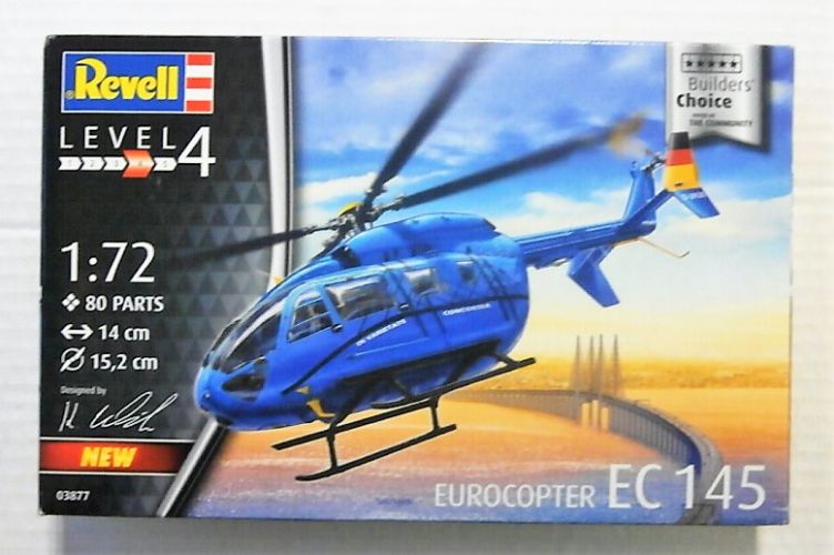 REVELL 1/72 03877 EUROCOPTER EC145  BUILDERS CHOICE 