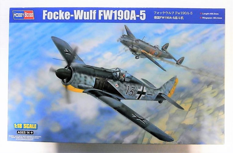 HOBBYBOSS 1/18 81802 FOCKE-WULF FW190A-5  UK SALE ONLY 