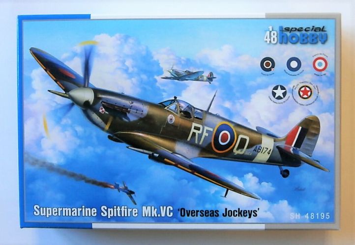 SPECIAL HOBBY 1/48 48195 SUPERMARINE SPITFIRE MK.VC OVERSEAS JOCKEYS