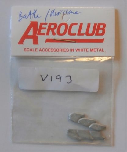 AEROCLUB 1/48 V193 2 x MERLIN 3 STACK EXHAUST STUBS