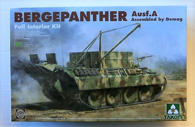 TAKOM 1/35 2101 BERGEPANTHER AUSF.A DEMAG WITH INTERIOR