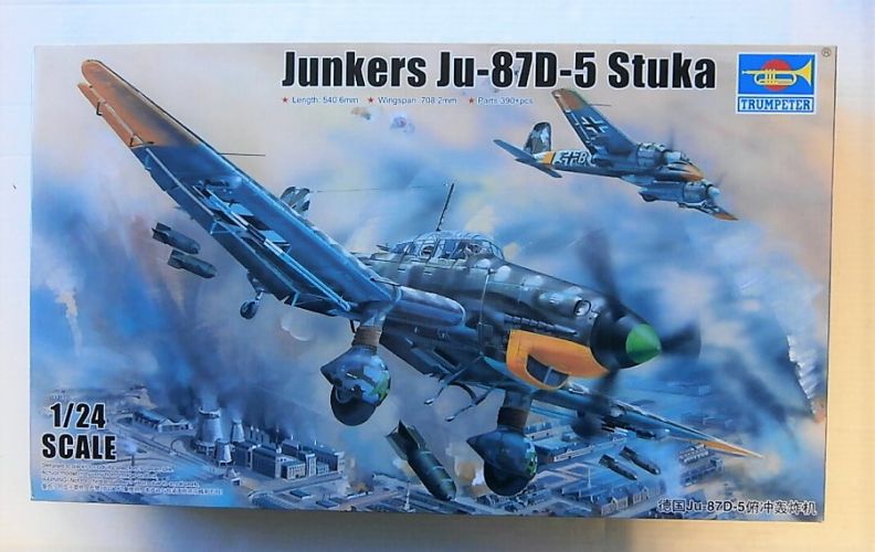 TRUMPETER 1/24 02424 JUNKERS JU-87D-5 STUKA  UK SALE ONLY 