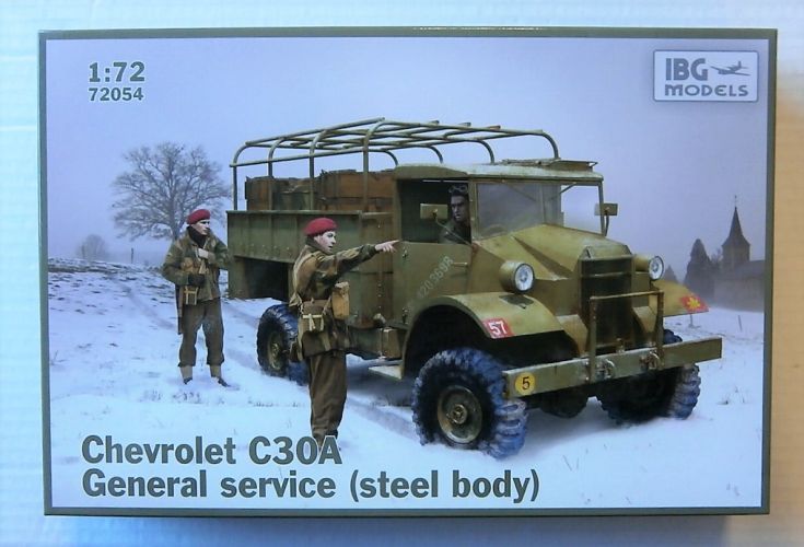 IBG MODELS 1/72 72054 CHEVROLET C30A GENERAL SERVICE  STEEL BODY 