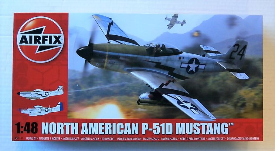 AIRFIX 1/48 05131 NORTH AMERICAN P-51D MUSTANG