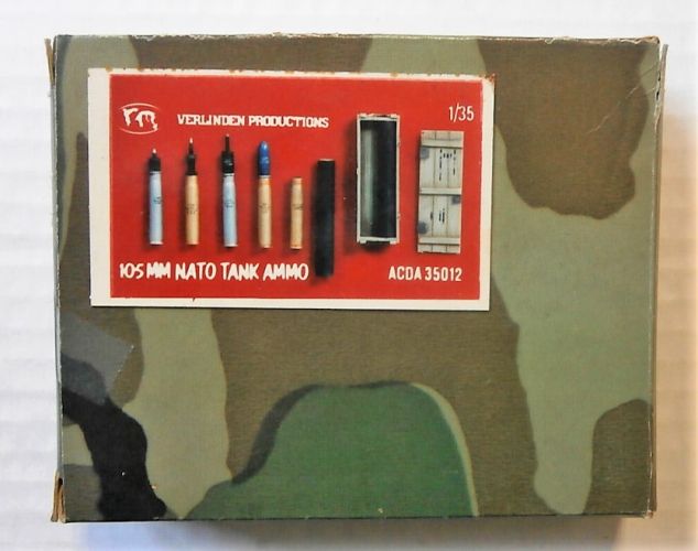 VERLINDEN PRODUCTIONS 1/35 35012 105MM NATO TANK AMMO