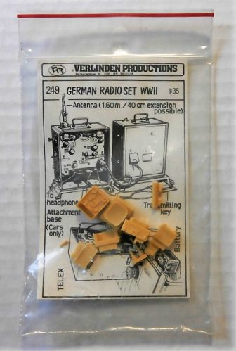 VERLINDEN PRODUCTIONS 1/35 249 GERMAN RADIO SET WWII